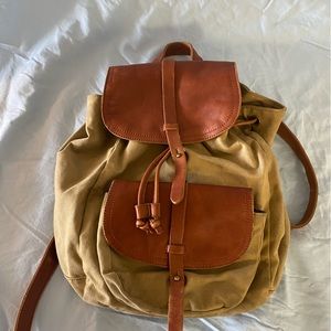 Madewell canvas backpack